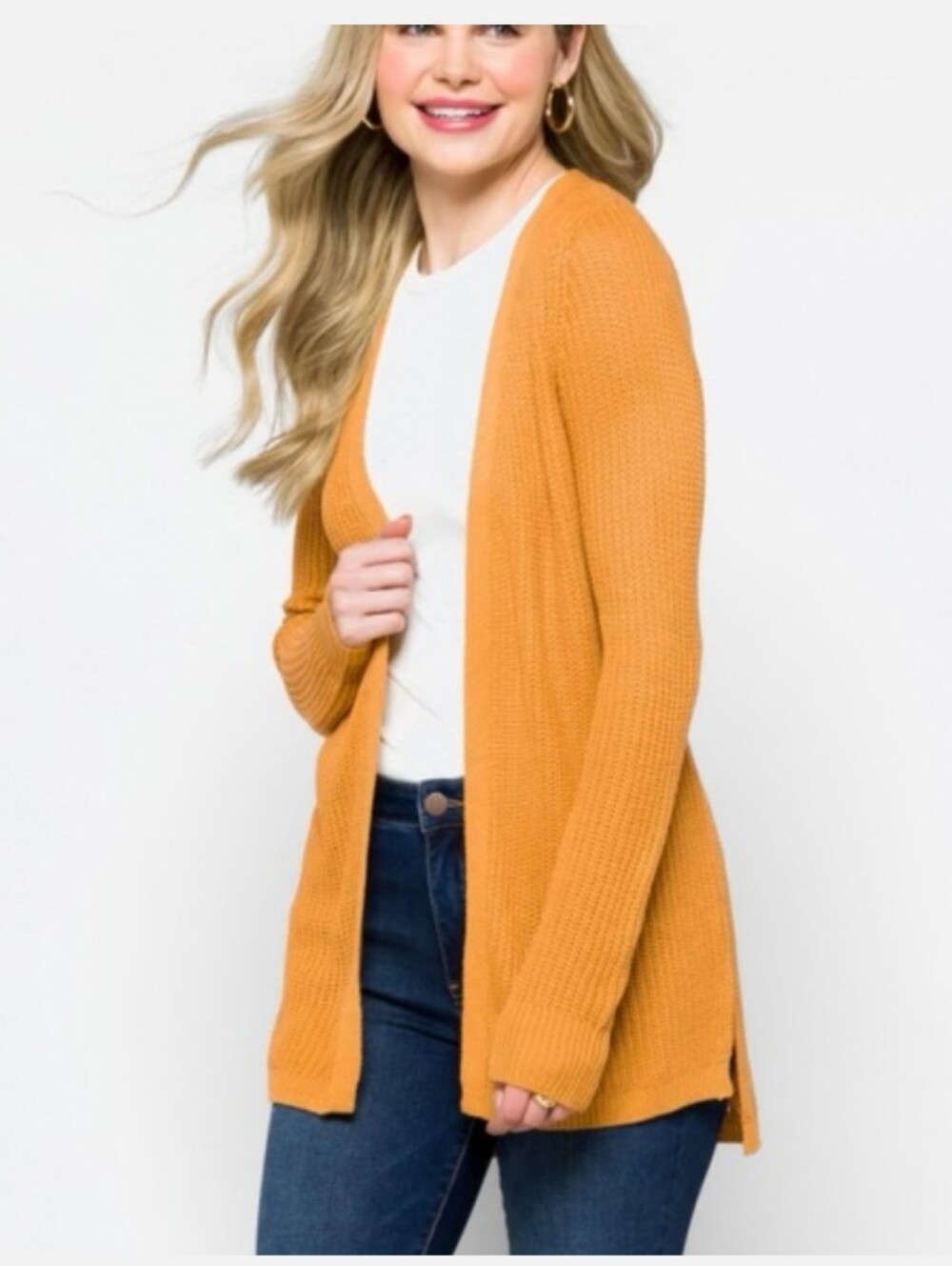 Pinque Jamelya Back Detail Cardigan- 1X